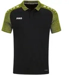 Jako Polo Performance schwarz/soft yellow L