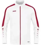 Jako Polyesterjacke Power wei&szlig;/rot 128