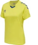 HUMMEL hmlCORE XK POLY JERSEY S/S WOMAN blazing yellow/true blue XS