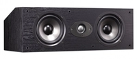 Polk Audio TSx150C, Schwarz - 2-Wege Bassreflex Center-Lautsprecher | Auspackware,