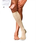 Falke Herren Kniestr&uuml;mpfe beige Baumwolle unifarben