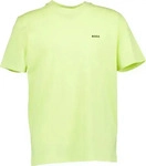 BOSS Green Herren T-Shirt gelb Baumwoll-Jersey