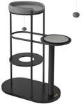 FEANDREA Kratzbaum modern Metallrohre Sisalstamm