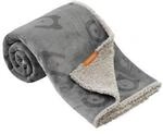 FEANDREA Wasserdichte Hundedecke Sherpa Fleece Grau XXL