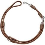 Hunter Verstellbare F&uuml;hrleine Round & Soft braun M-L