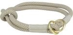Trixie Soft Rope Zug-Stopp-Halsband beige M