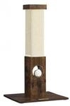 FEANDREA Katzenkratzbaum Kratzs&auml;ule 73cm braun