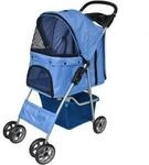 VidaXL Hundetransporter 37x80x99 (B x T x H) blau