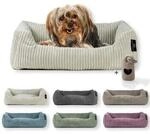 Rohrschneider &reg; Hundebett waschbar f&uuml;r kleine Hunde mit Hundekissen Cord (ca....