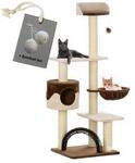 Rohrschneider Kratzbaum f&uuml;r Katzen mit Gratis-Beigabe, Katzenkratzbaum "Utah"...