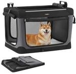 FEANDREA Hundebox faltbar, Hundetasche, Oxford-Gewebe S-XXL L