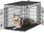 FEANDREA S-XXXL Hundek&auml;fig mit 2 T&uuml;ren 1,36 m, 79 cm, 87 cm