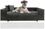 Rohrschneider &reg; Hundesofa, Hundebett Cord f&uuml;r mittelgro&szlig;e und gro&szlig;e Hunde,...
