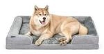 Lionto orthop&auml;disches Hundebett mit erh&ouml;htem Rand rutschfest XL