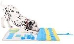 Lionto Schn&uuml;ffelteppich f&uuml;r Hunde blau/ gelb