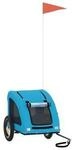 VidaXL Fahrradanh&auml;nger Hund 124x53x53cm (L x B x H) blau