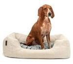 Lionto Hundebett mit Wendekissen meliert M