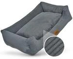 Freudentier Orthop&auml;disches Hundebett aus stilvollem Cord XXL