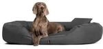 Tierlando &reg; Orthop&auml;disches Hundebett SAMMY | Robuster Polyester | Dicke Umrandung