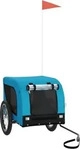VidaXL Fahrradanh&auml;nger Hund 124 x 65 x 66 cm (L x B x H) blau