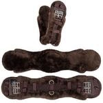 Equinate Kurzgurt Luke anatomisch Lammfell braun 60 cm