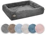 SABRO Hundebett KUDDE Cord dunkelgrau 1 m, 1,2 m