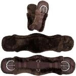 Equinate Westerngurt Classical anatomisch Lammfell braun 65 cm