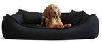 Tierlando DONALD ORTHO Hundebett Anti Haar M L XL XXL 80 100 120 150cm schwarz...