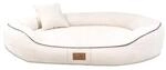 Tierlando MARLON VISCO PLUS Velours - Orthop&auml;disches Hundebett creme 1,7 m, 35...