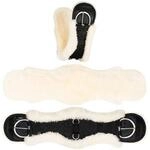 Equinate Westerngurt Classical anatomisch Lammfell naturfarben 80 cm