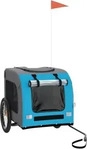 VidaXL Fahrradanh&auml;nger Hund 55 x 80 x 55 cm (L x B x H) blau