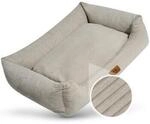 Freudentier Orthop&auml;disches Hundebett aus stilvollem Cord M