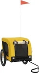 VidaXL Fahrradanh&auml;nger Hund 124 x 65 x 66 cm (L x B x H) gelb