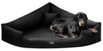 Tierlando TRIVIA - Orthop&auml;disches Eckhundebett schwarz 1 m, 25 cm, 1 m