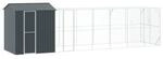VidaXL Vogelvoliere 2,1 m, 8,17 m, 2,47 m