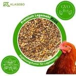 KLASEBO 25 kg Premium Legemehl PLUS mit Oregano - Gefl&uuml;gelfutter, H&uuml;hnerfutter,