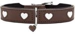 Hunter Hundehalsband love braun XS