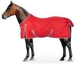 Equinate wasserdichte Regendecke Springfield mit Fleeceinnenfutter rot 1,35 m