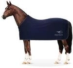 Equinate Abschwitzdecke Orlando aus Fleece mit Widerristpolster navy 1,55 m
