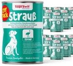 Supravit Hundenassfutter 12 x 410g Strau&szlig;