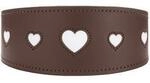 Hunter Windhundhalsband love braun S-M