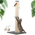Rohrschneider &reg; Kratzbaum XL, extra dicke Kratzs&auml;ule &Oslash; 12 cm, mit Spielzeug,