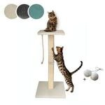Rohrschneider &reg; Katzenbaum Emmi mit Vollholz-Holm und Gratis-Beigabe beige 45...