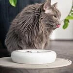 LucyBalu CIRCLE Katzen Napfunterlage taupe