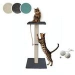 Rohrschneider &reg; Katzenbaum Emmi mit Vollholz-Holm und Gratis-Beigabe...