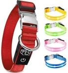 Petsation Leuchthalsband Hundehalsband rot S
