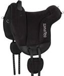 Equinate Reitpad Hamilton aus synthetischem Wildleder schwarz L