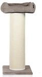 Rohrschneider &reg; XXL Kratzbaum, Cord-Bezug, tauschbare Kratzmatte, Bett waschbar