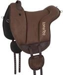 Equinate Reitpad Hamilton aus synthetischem Wildleder braun L