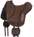 Equinate Reitpad Newfield aus synthetischem Wildleder braun L